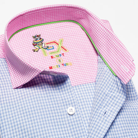 FROG Plaid Combo Button Down Shirt Button Down Shirts Eight-X