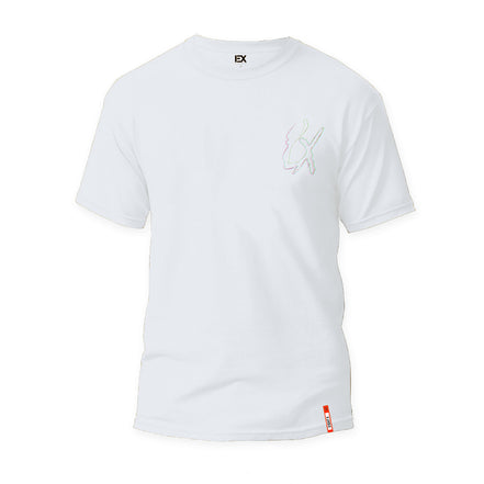 Frequency Logo Graphic T-Shirt - White  Eight-X WHITE S 