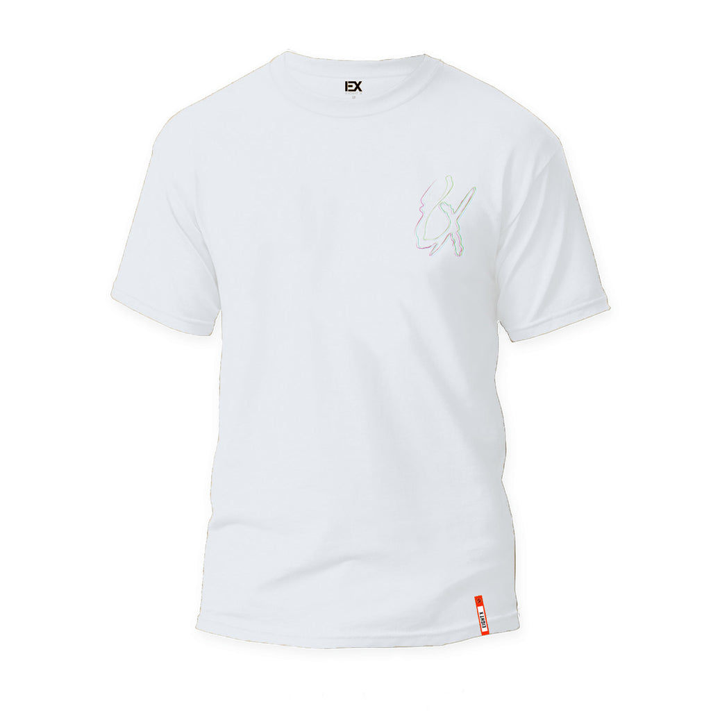 Frequency Logo Graphic T-Shirt - White  Eight-X WHITE S 