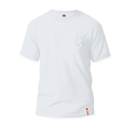 Frequency Logo Graphic T-Shirt - White  Eight-X WHITE S 