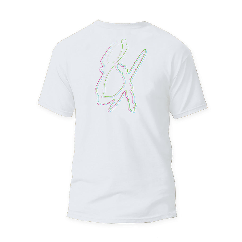 Frequency Logo Graphic T-Shirt - White  Eight-X   