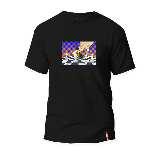 Knight Fall Graphic T-Shirt - Black  Eight-X   