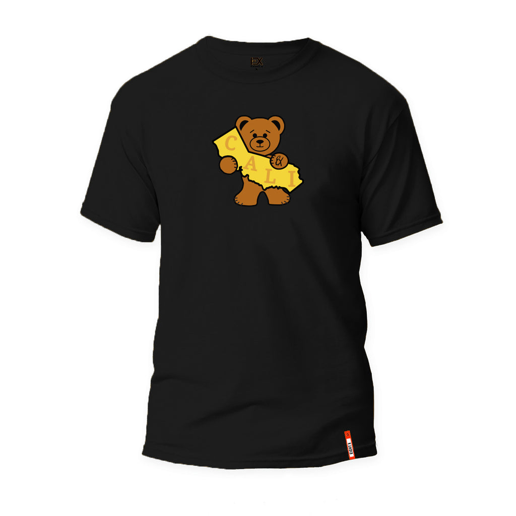 Cali Bear Graphic T-Shirt - Black  Eight-X   