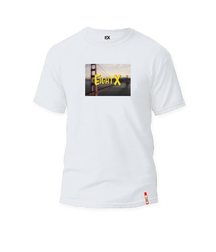 Full House Graphic T-Shirt - White  Eight-X   