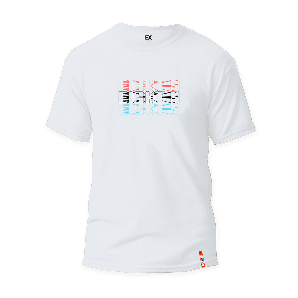 Rocket Pop Logo Graphic T-Shirt - White Graphic T-Shirts Eight-X   