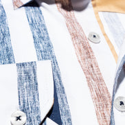Cross Hatch Striped Button Down Shirt Button Down Shirts Eight-X
