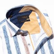 Cross Hatch Striped Button Down Shirt Button Down Shirts Eight-X