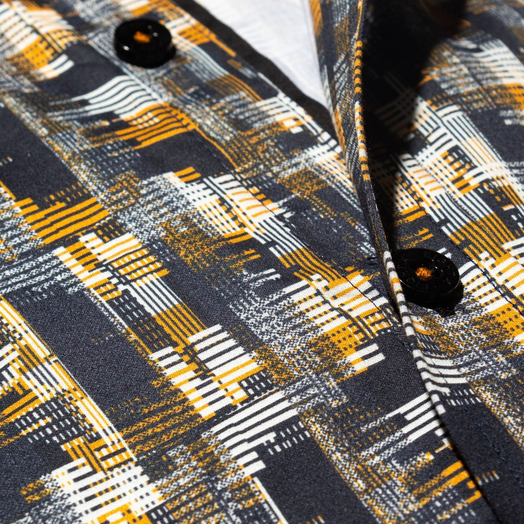 Golden Glitch Short Sleeve Shirt  Eight-X   