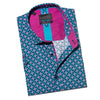 Beverly Hills Floral Short Sleeve Shirt Short Sleeve Eight-X