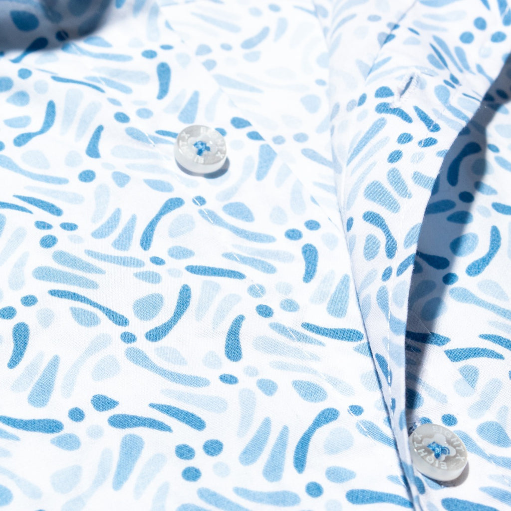 Blue Squirt Short Sleeve Shirt  Eight-X   