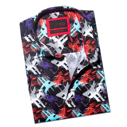 Paint Party Short Sleeve Shirt Short Sleeve Eight-X