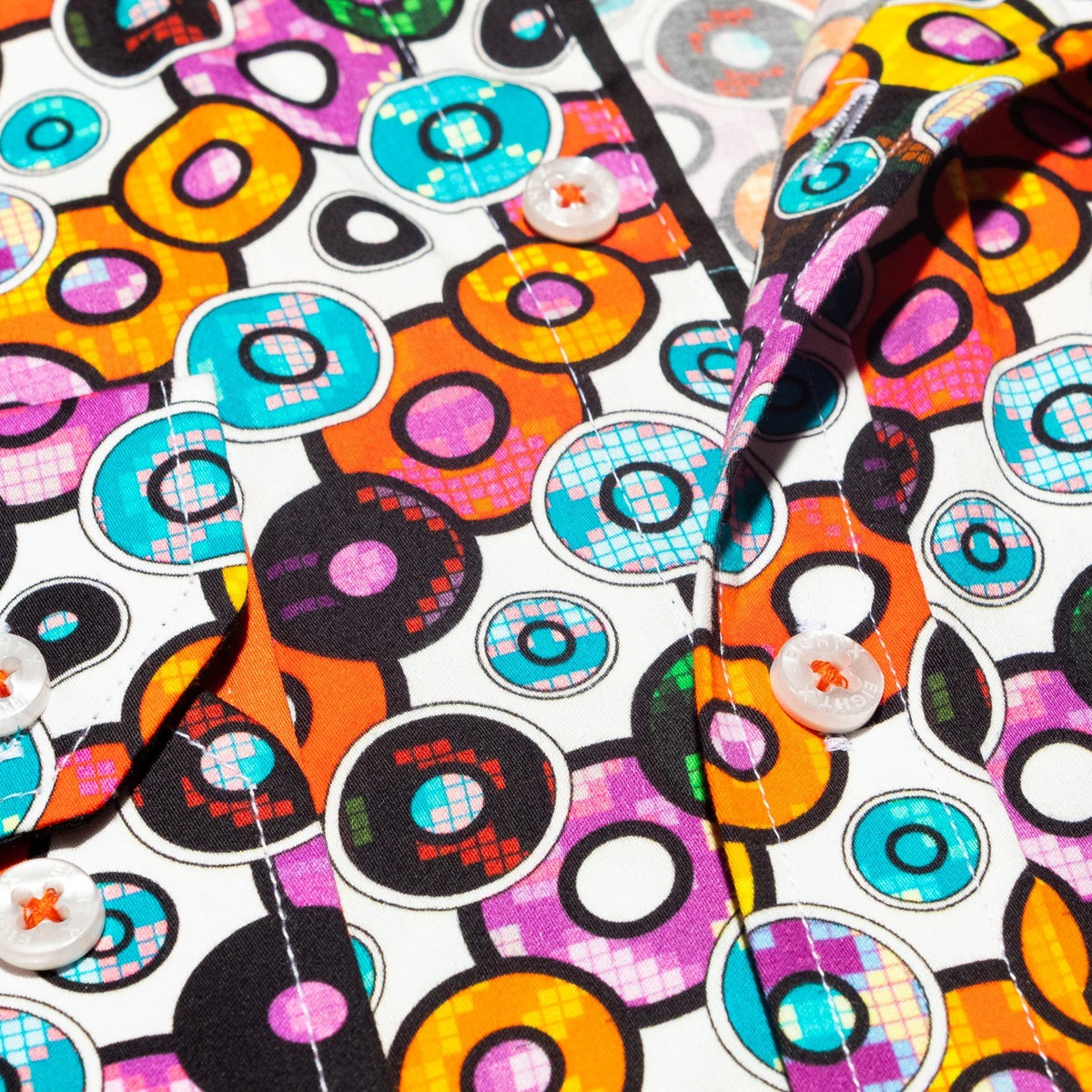 Disc Man Button Down Shirt Button Down Shirts Eight-X