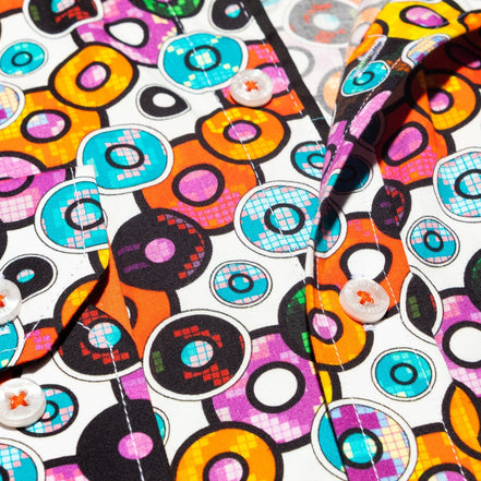 Disc Man Button Down Shirt Button Down Shirts Eight-X