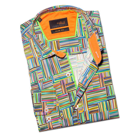 Colored Pencil Button Down Shirt Button Down Shirts Eight-X