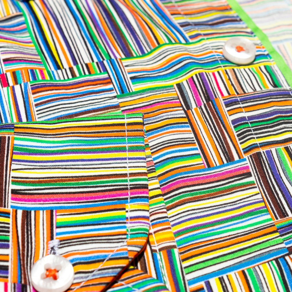 Colored Pencil Button Down Shirt  Eight-X   