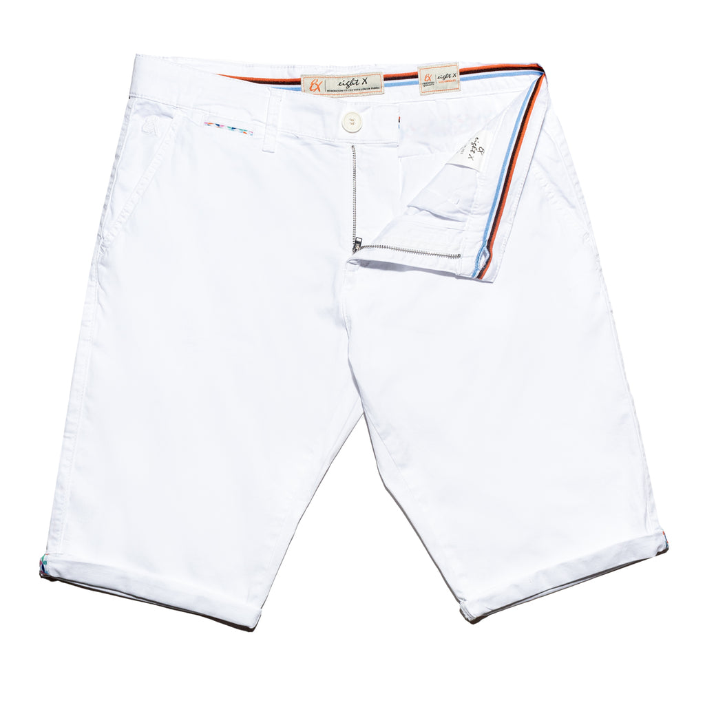 Regalia Chino Shorts - White  Eight-X   