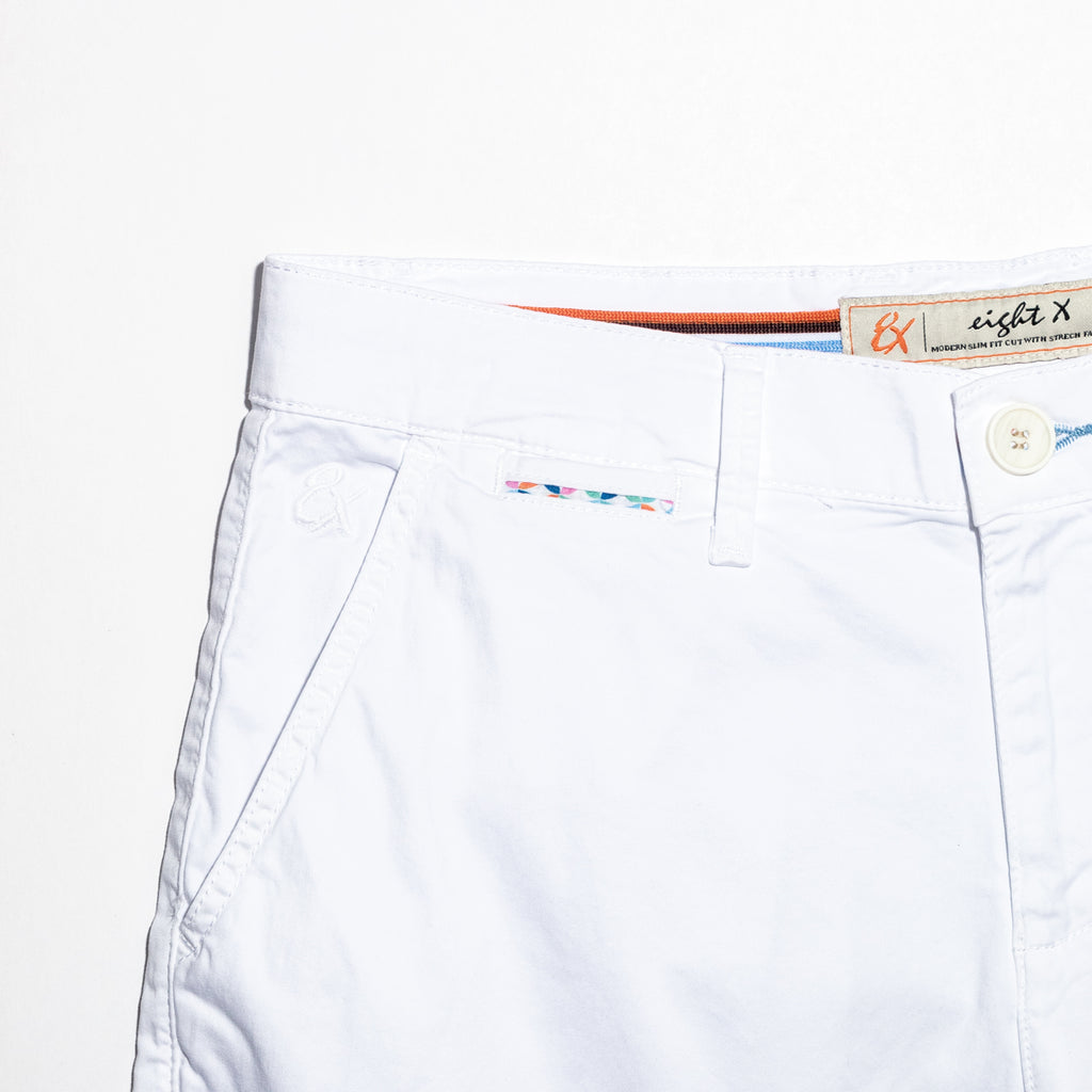 Regalia Chino Shorts - White  Eight-X   