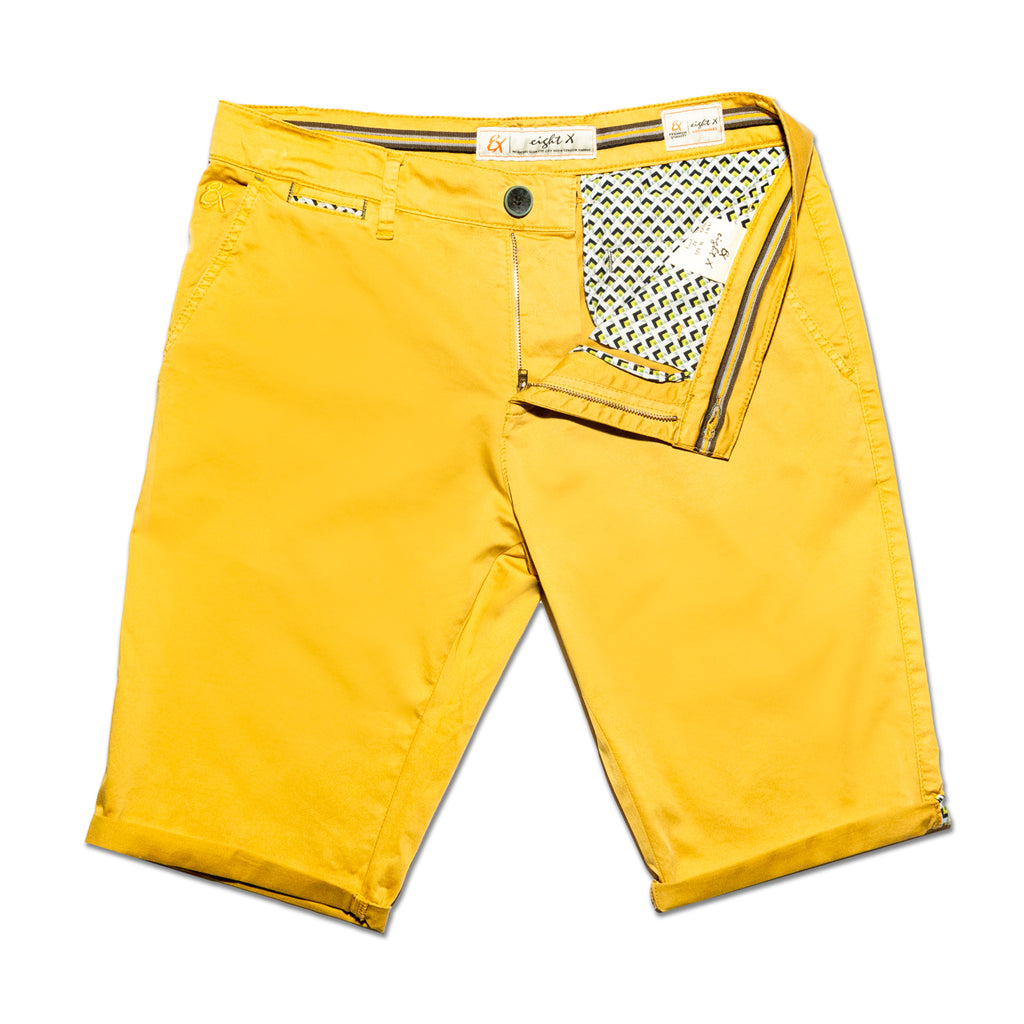 Regalia Chino Shorts - Mustard  Eight-X   