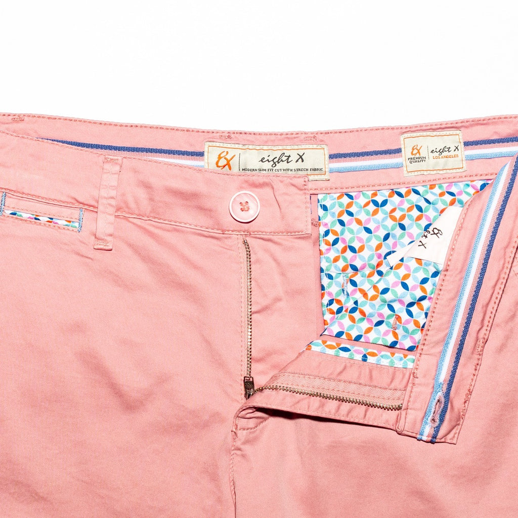 Regalia Chino Shorts - Pink  Eight-X   