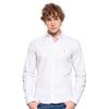 Solid Signature Slim Fit Button Down Shirt - White  Eight-X   