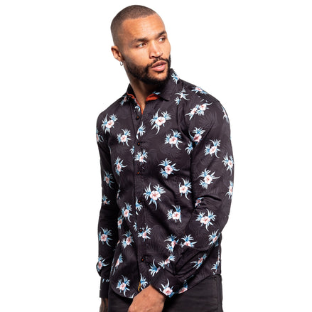 Heat of the Night PM Edition Shirt Button Down Shirts Eight-X BLACK S
