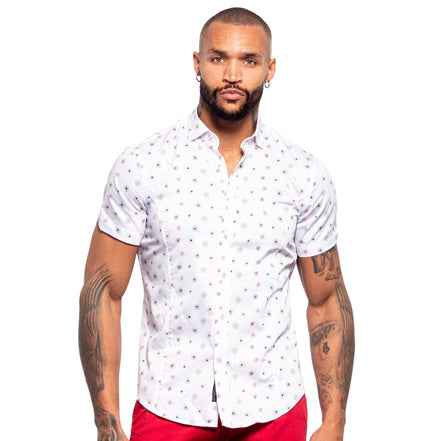 Daisy Does It Short Sleeve Shirt Short Sleeve Eight-X WHITE S