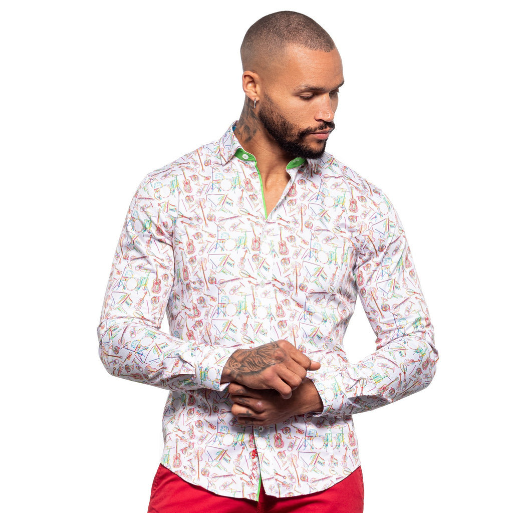 All That Jazz PM Edition Shirt Long Sleeve Button Down Eight-X   