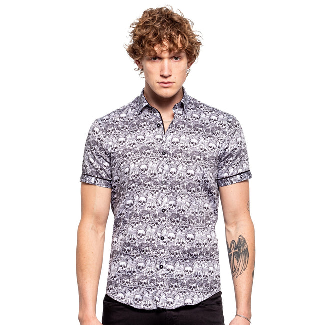 Bone Chill Short Sleeve Shirt Short Sleeve Eight-X GREY S