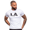 A Day in LA Graphic T-Shirt - White Graphic T-Shirts Eight-X