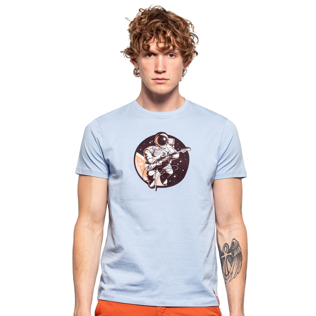Space Rock Graphic T-Shirt - Blue  Eight-X   