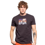 Knight Fall Graphic T-Shirt - Grey  Eight-X   