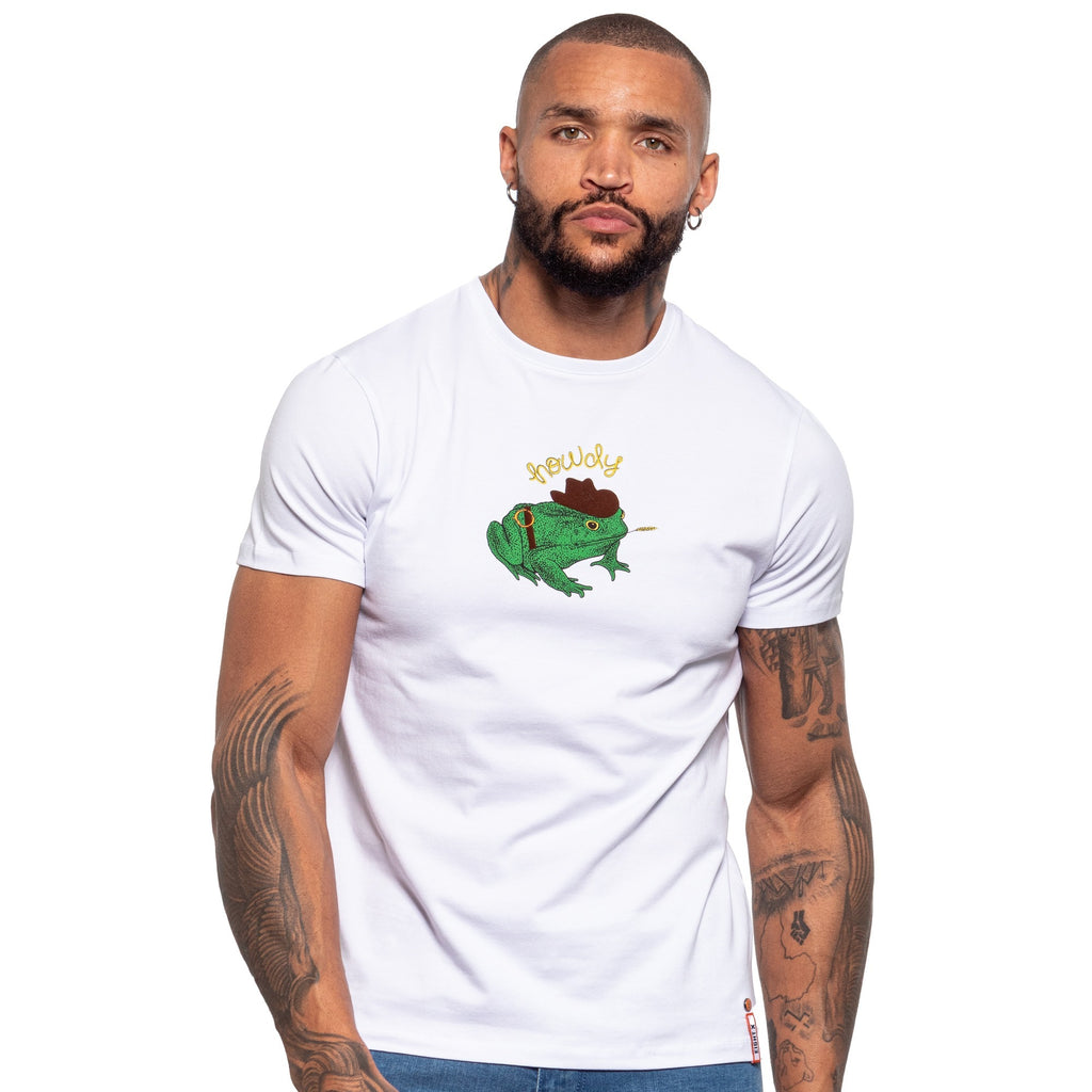 Howdy Graphic T-Shirt - White  Eight-X   