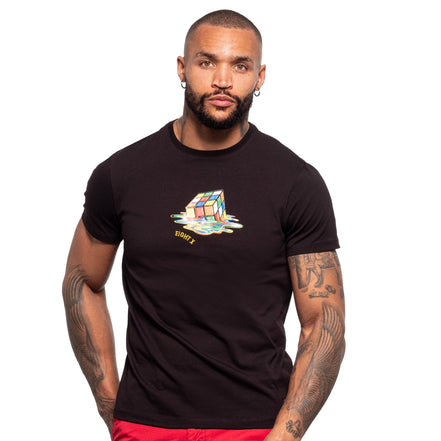 Cubed Graphic T-Shirt - Black  Eight-X   