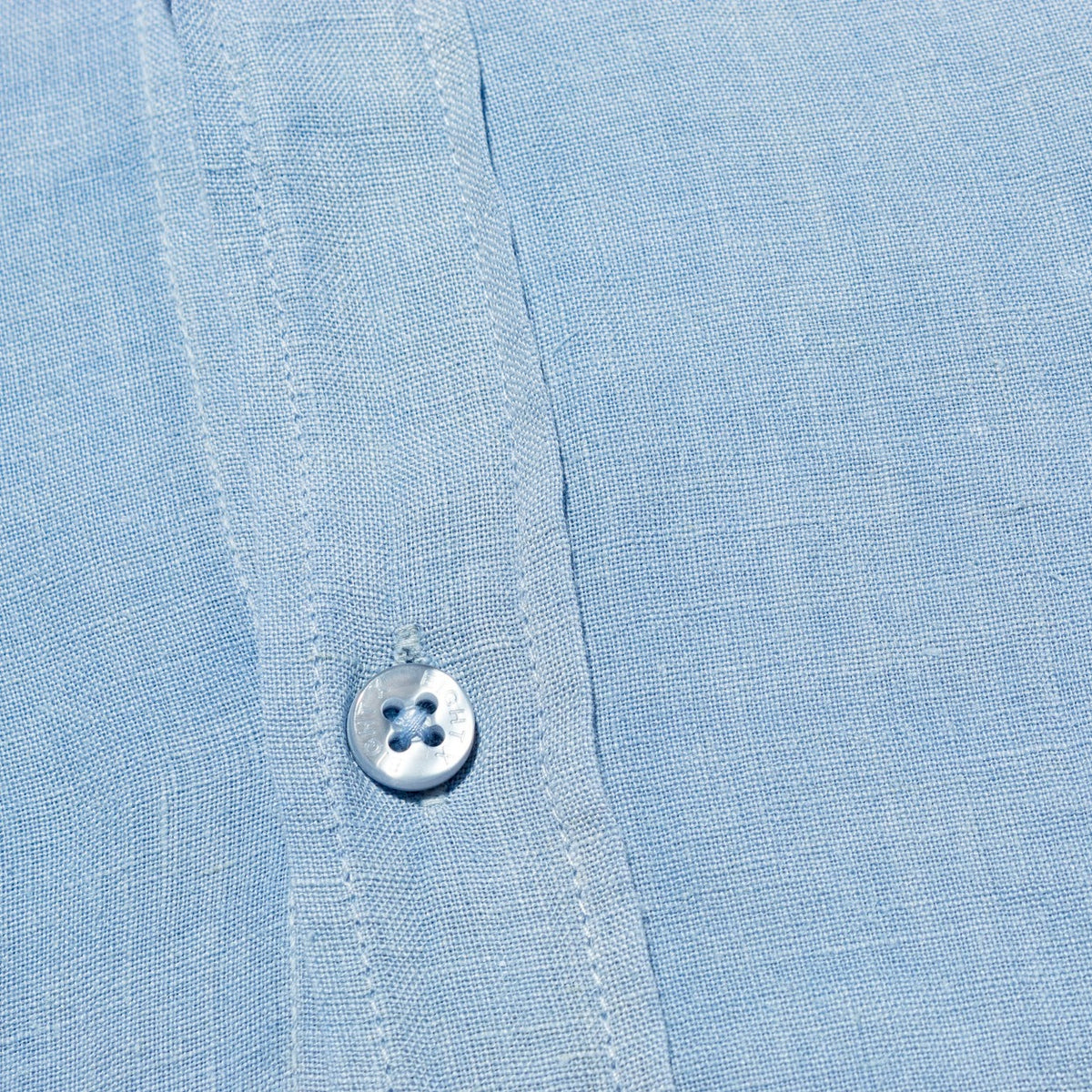 Linen Button Down Shirt - Light Blue Button Down Shirts Eight-X   