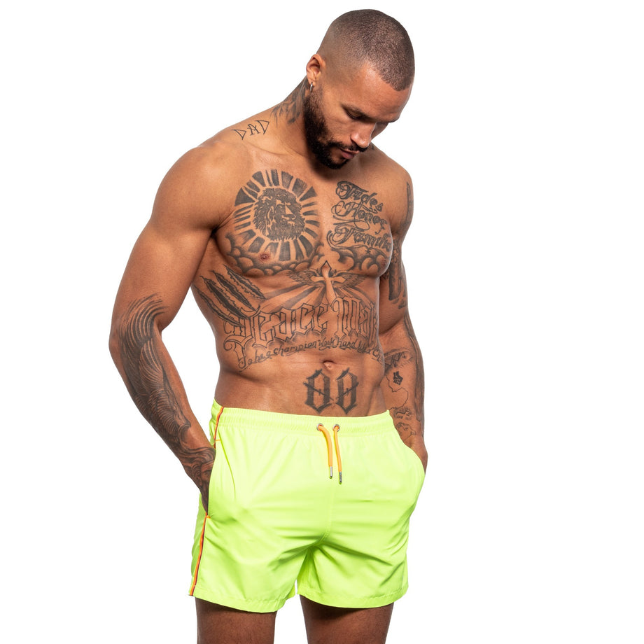 FROG Swim Trunks v2 Neon Yellow Eight X