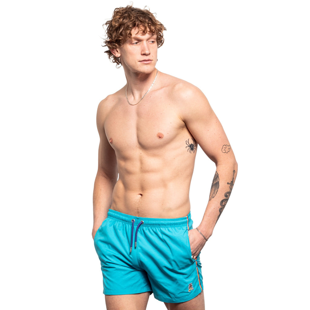 FROG Swim Trunks v2 - Neon Blue  Eight-X   