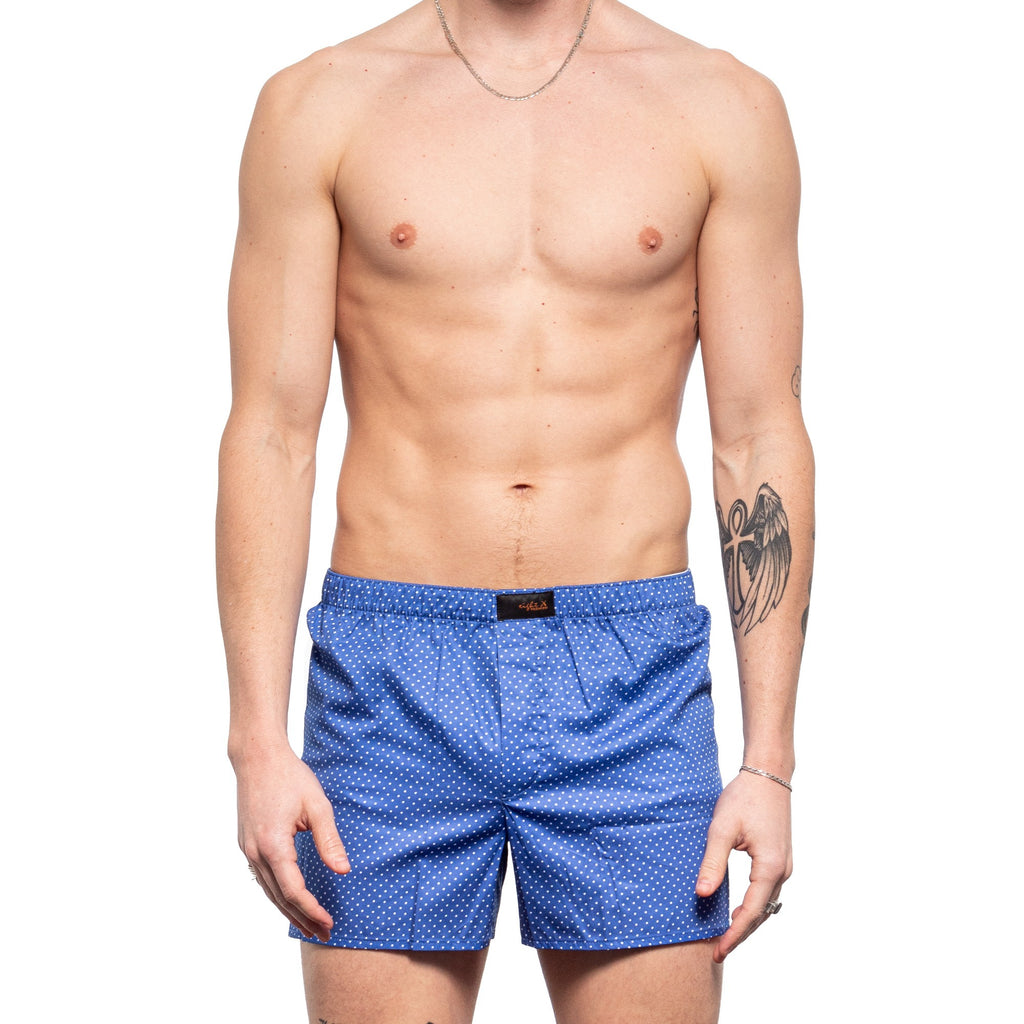 Tiny Dot Boxers - Blue  Eight-X   