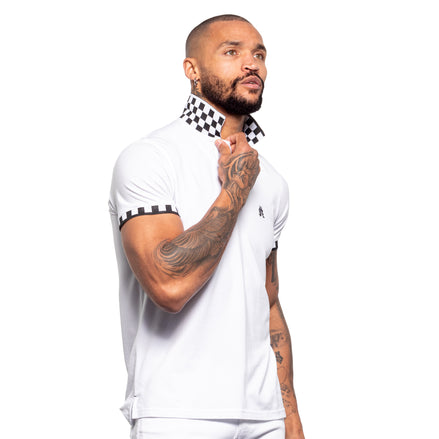 FROG Finish Line Polo - White  Eight-X