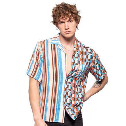 Gold Coast Relaxed Fit Short Sleeve Shirt Short Sleeve Eight-X MULTI S