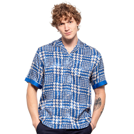 Contraband Relaxed Fit Short Sleeve Shirt - Blue  Eight-X BLUE S 