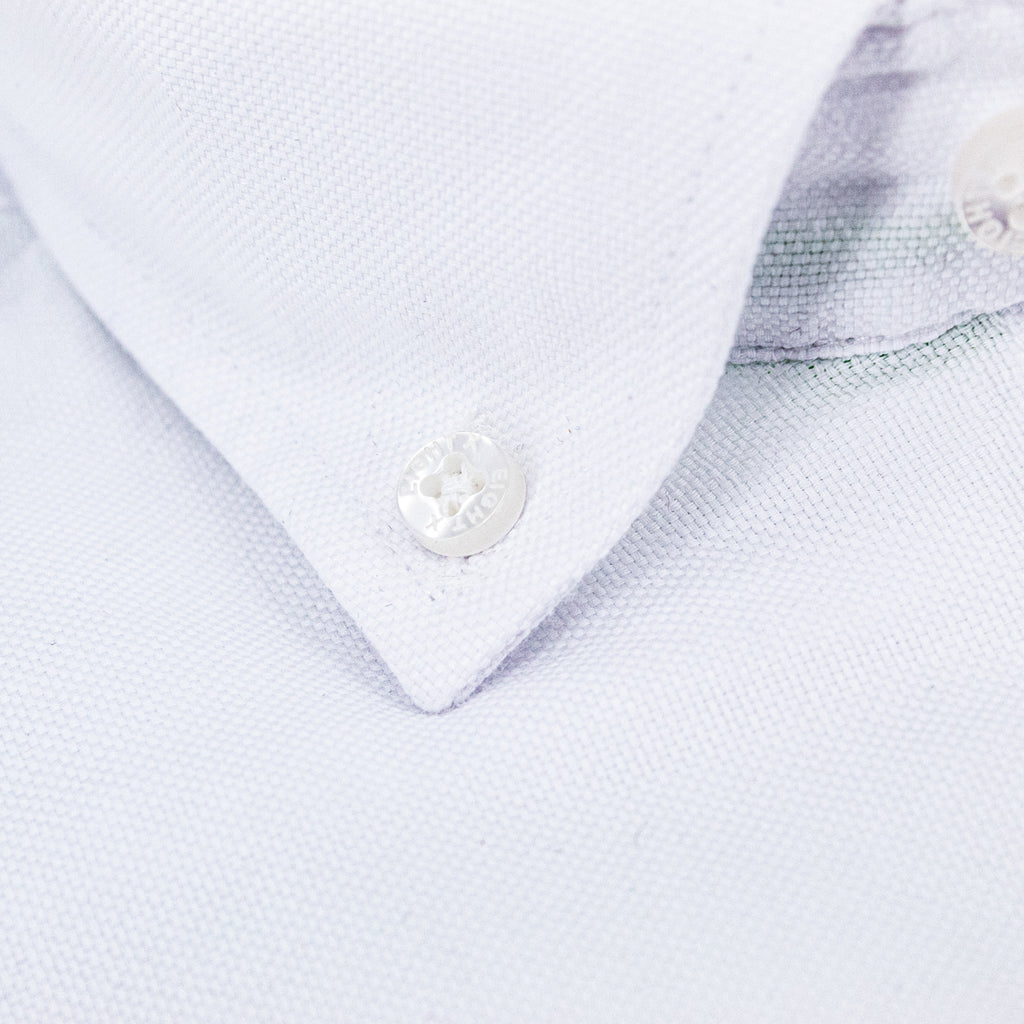 Oxford FROG Button Down Shirt - White Long Sleeve Button Down EightX   