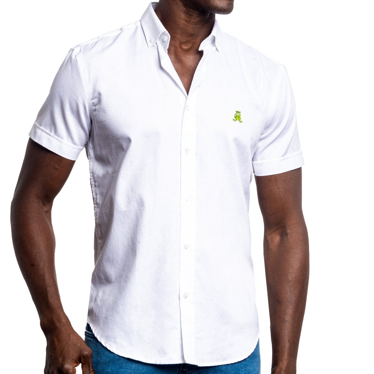 Oxford FROG Short Sleeve Button Down Shirt Shirts EightX