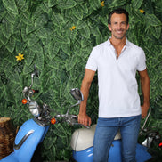 White Polo With Colorful Trim Polos EightX