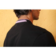 Modern Henley In Black Polos EightX