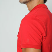 Red Pocket Polo Polos EightX