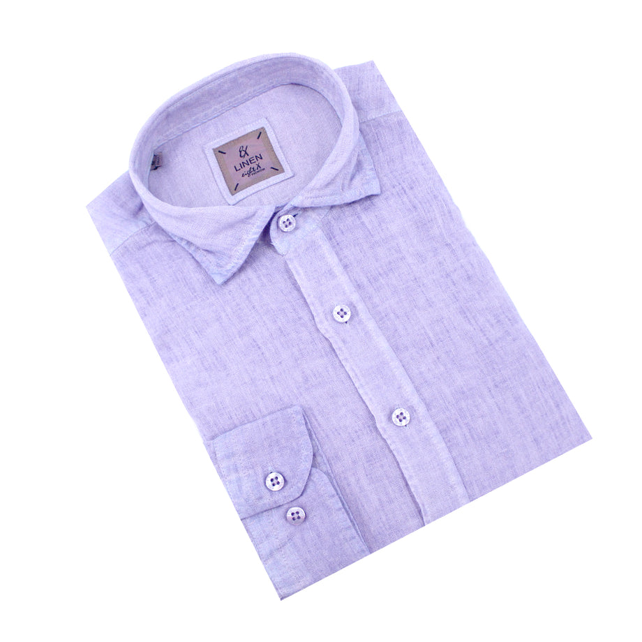 Purple store linen shirt