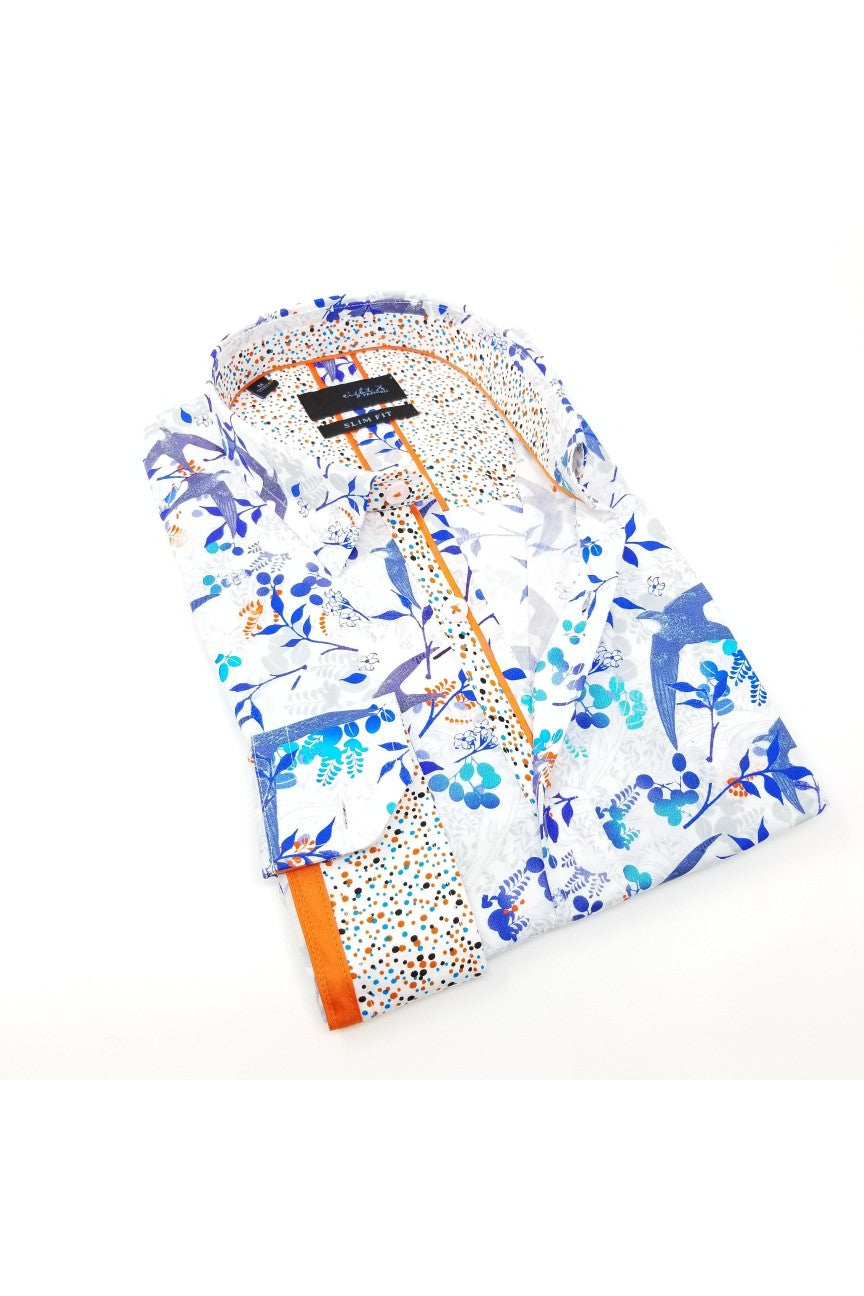 bird print dress shirt Birds of a Feather Shirt