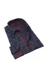 Multi Color Wave Design Button Down Shirt Long Sleeve Button Down EightX   