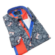 Black Radical Skull Button Down Shirt Long Sleeve Button Down EightX   
