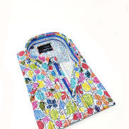 Summer Flowers Short Sleeve Shirt Short Sleeve Button Down EightX   